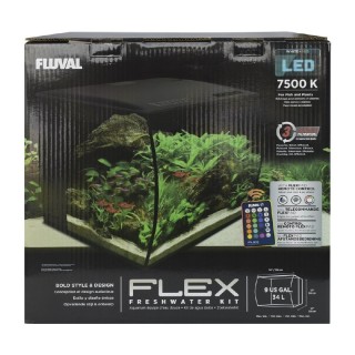 ACUARIO FLUVAL FLEX 34 LTS. NEGRO