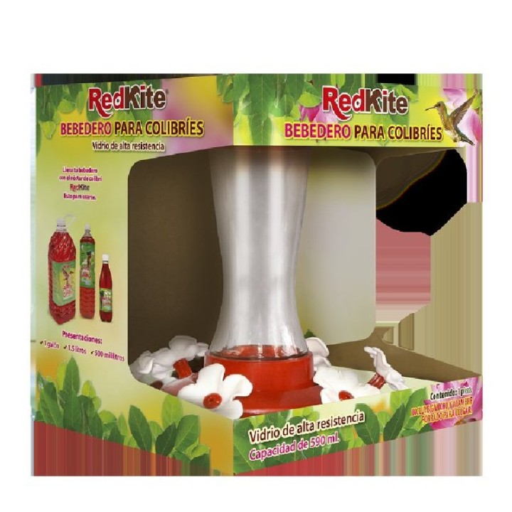 ALIMENTADOR COLIBRIS VIDRIO 590 ML.