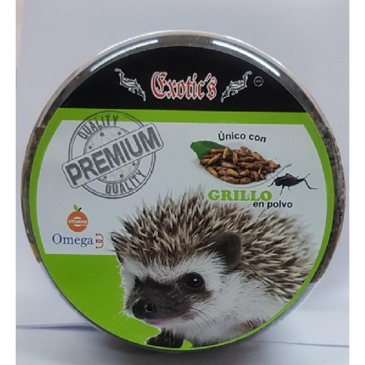 ALIMENTO ERIZO EXOTICS GRILLO 250GRS