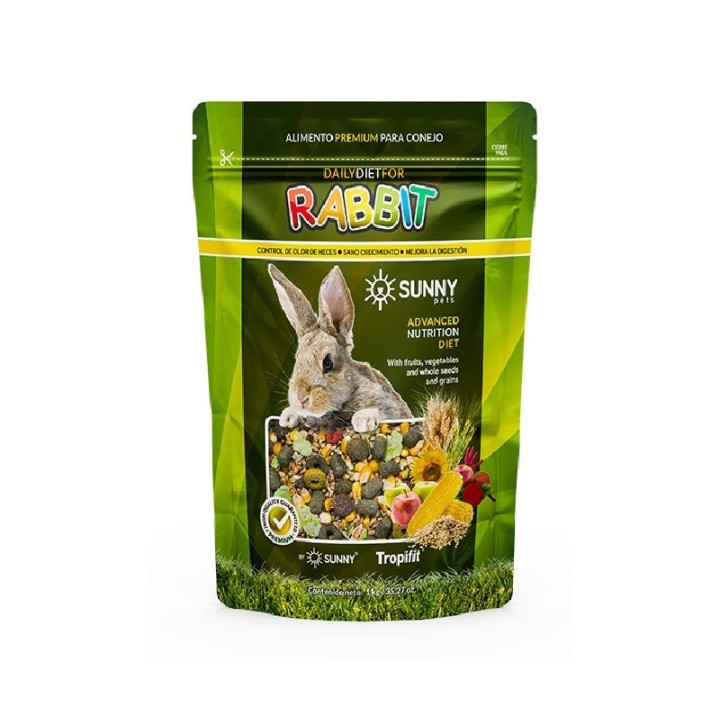 ALIMENTO PREMIUM SUNNY CONEJO 500GRS