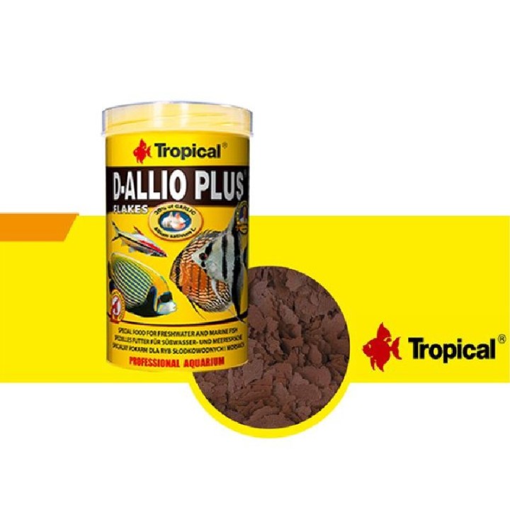 ALIMENTO TROPICAL D-ALLIO PLUS 200GRS