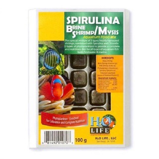 ALIMENTO CONGELADO SPIRULINA 100GR. EN CUBOS