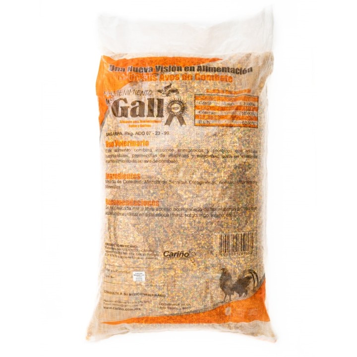 ALMTO. MANTENIMIENTO P/GALLO 40 KGS.
