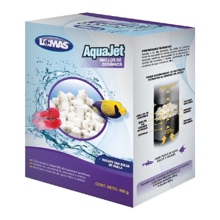 ANILLOS DE CERAMICA 450 GRS.