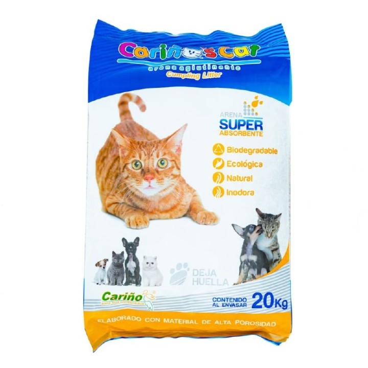 ARENA P/GATO CARIÑO 20 KGS.
