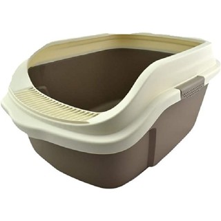 ARENERO P/GATO C/REJILLA 51.3X39X24.3cm. CAFE