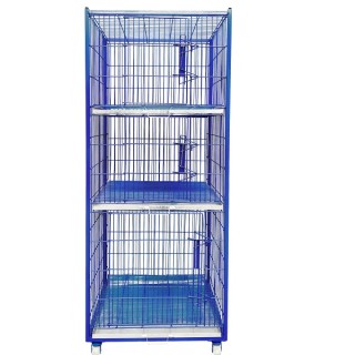 BATERIA DE 3 JAULAS P/HOSP. 70X170X60CM