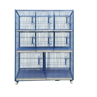 BATERIA DE 8 JAULAS P/HOSP.140X170X60CMS