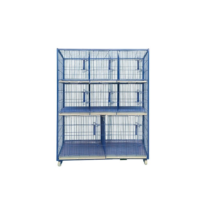 BATERIA DE 8 JAULAS P/HOSP.140X170X60CMS