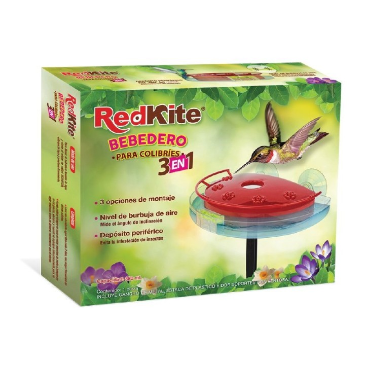 BEBEDERO 3 EN 1 P/COLIBRI 380 ML