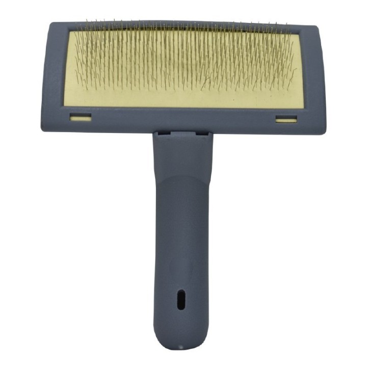 CARDA MEDIANA GRIS P/MASCOTAS (GRANEL)