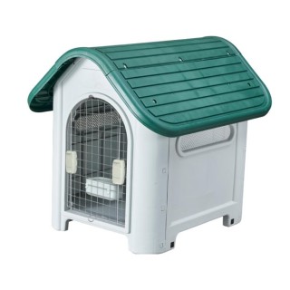 CASA P/MASCOTA DE TEJA C/PUERTA CHICA OX VERDE