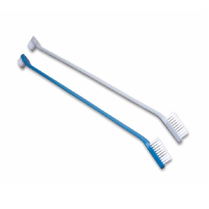 CEPILLO DENTAL DOBLE DOGGY C/2PZAS.