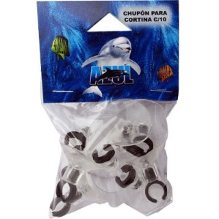 CHUPON PARA CORTINA C/10 PZAS.