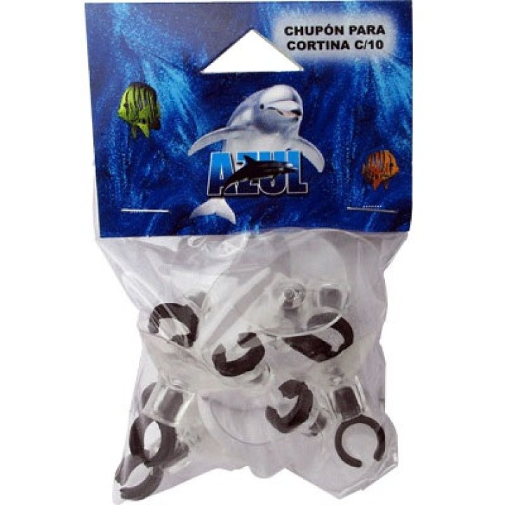 CHUPON PARA CORTINA C/10 PZAS.