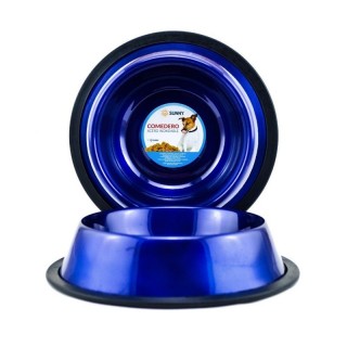 COMEDERO IMPORTADO ACERO INOX 16 oz. VAR COLO