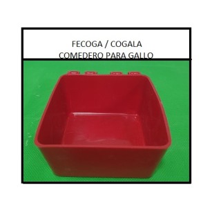 COMEDERO P/GALLO CUADRADO