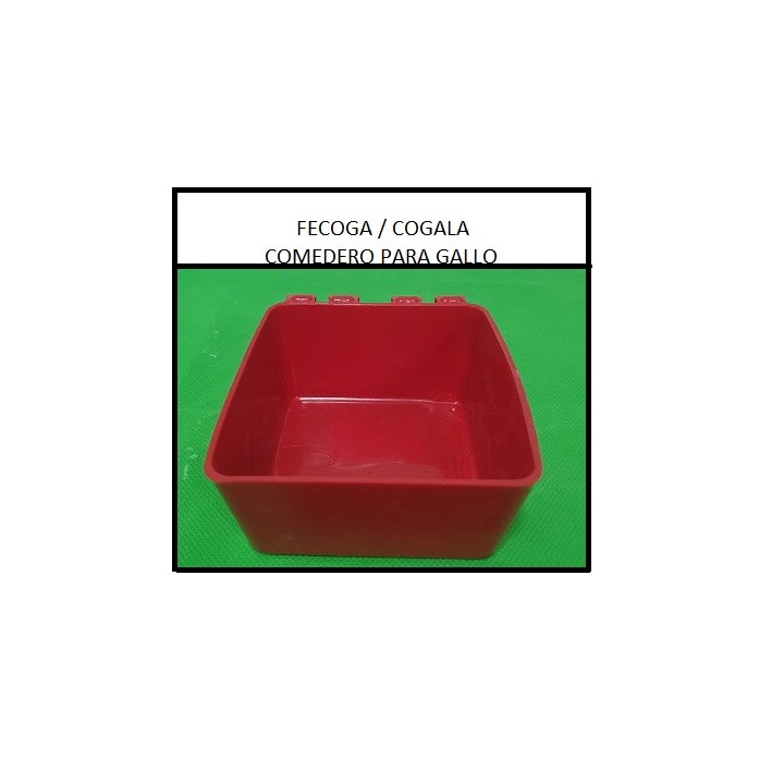 COMEDERO P/GALLO CUADRADO