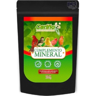 COMPLEMENTO MINERAL P/ CANARIOS 200 GRS