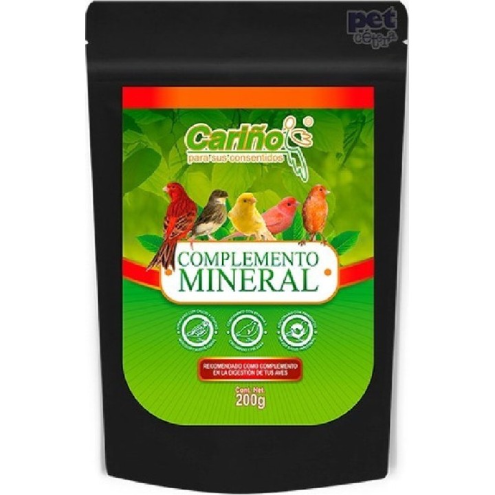 COMPLEMENTO MINERAL P/ CANARIOS 200 GRS