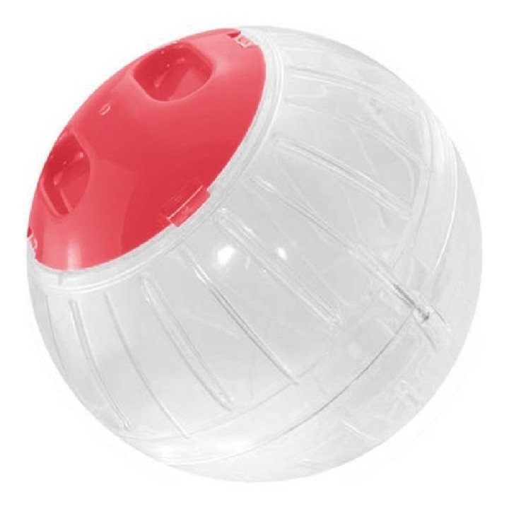ESFERA EJERCI PARA HAMSTER18CM 7.08 ROJO