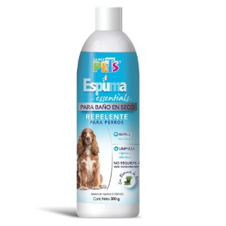 ESPUMA P/BAÑO EN SECO REPELENTE 300GRS