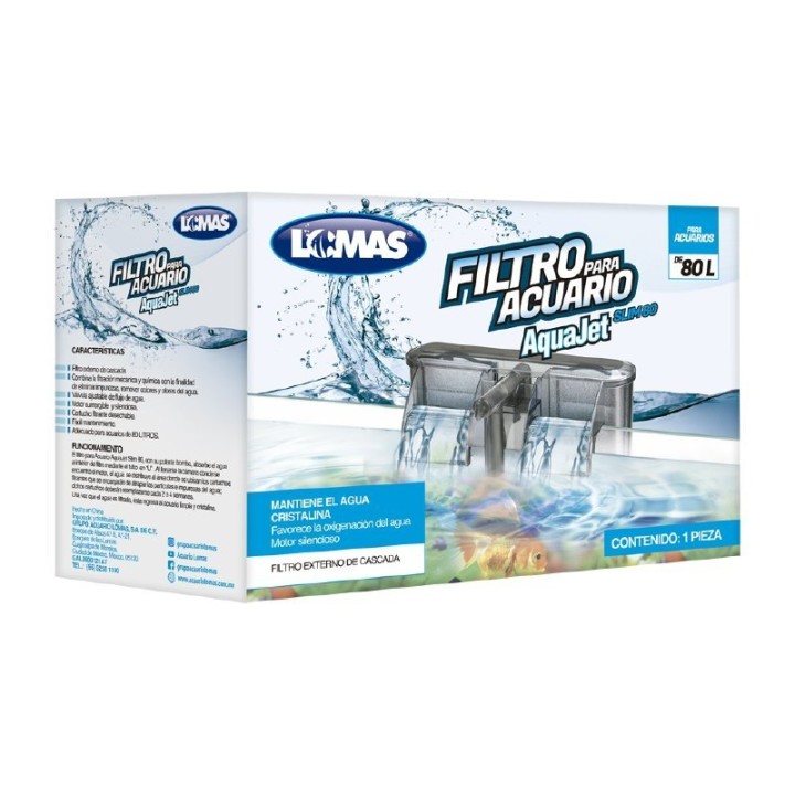 FILTRO EXTERNO AQUAJET SLIM 80 LTS.