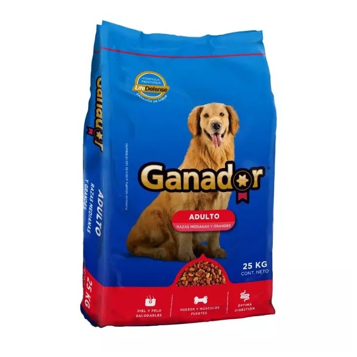 GANADOR ADULTO 25KG.