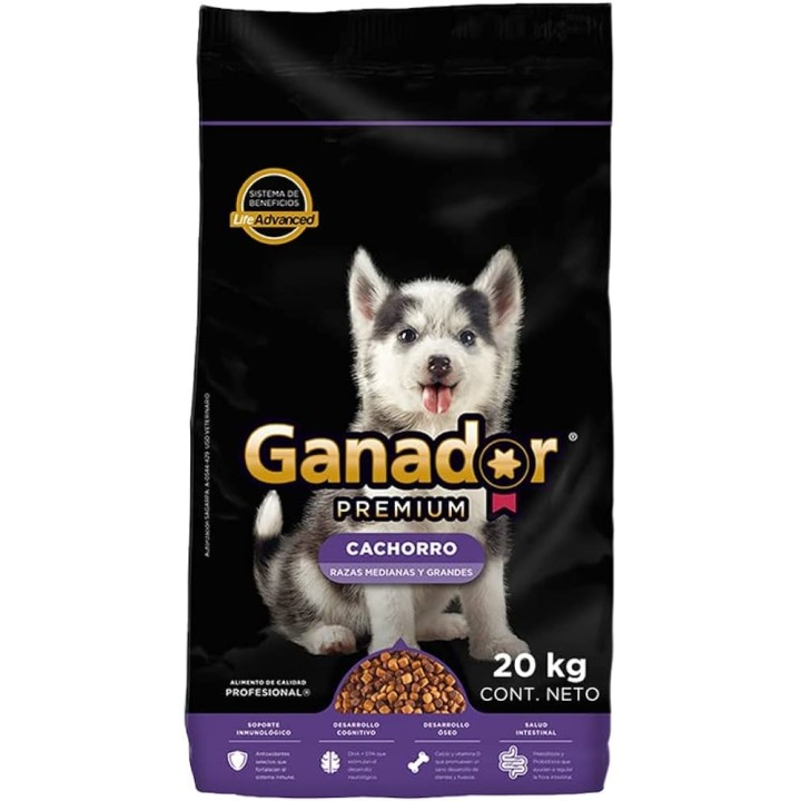 GANADOR PREMIUM CACH. 20KG.