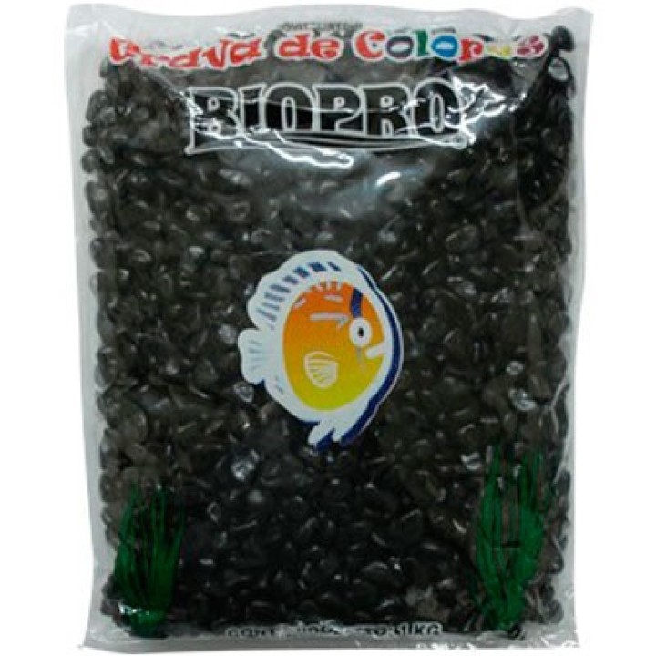 GRAVA CHICLE NEGRA 1KG.