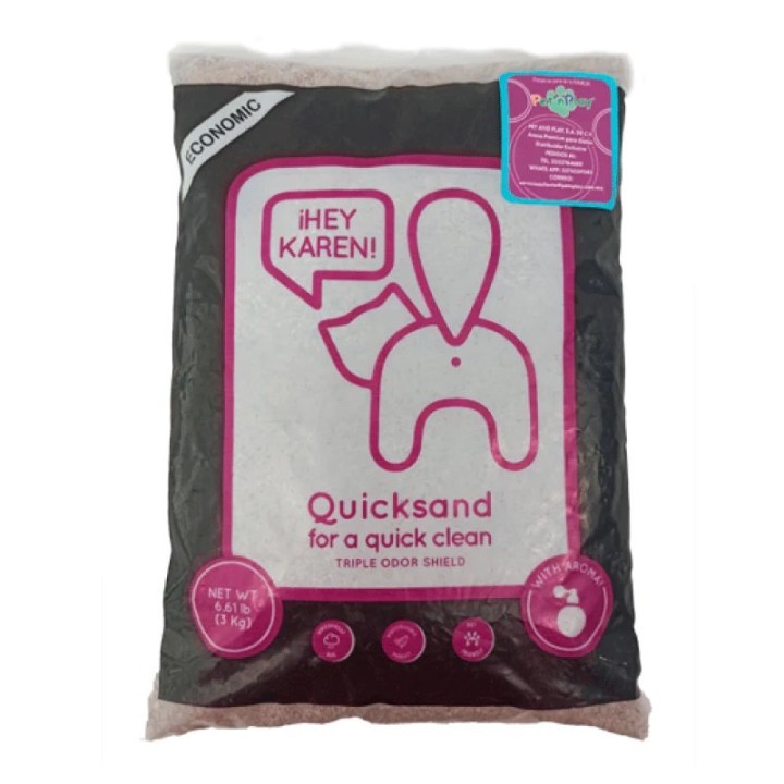 HEY KAREN ARENA P/GATO 3KGS ECONOMICA PP