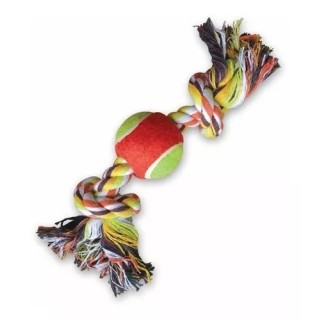 HUESO DE HILO C/PELOTA DOGGY 12 -14