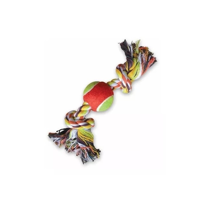 HUESO DE HILO C/PELOTA DOGGY 12 -14