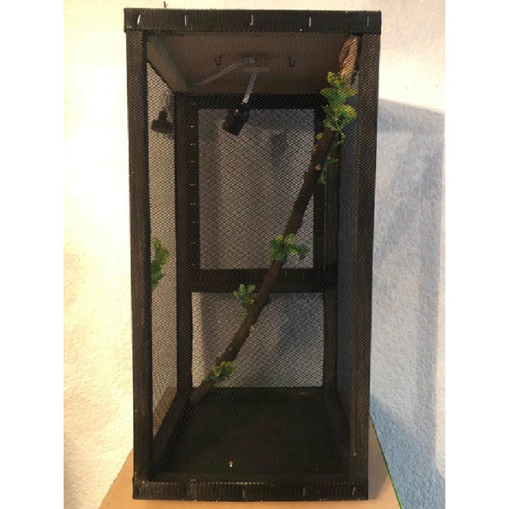 IGUANARIO MED FERI 30X30X60CM NEGRO