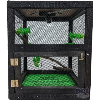 IGUANARIO MINI FERI 30X30X40CM NEGRO