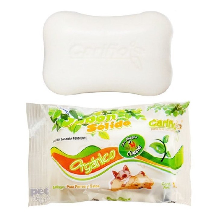 JABON ORGANICO ANTIPULGAS 100 GRS.