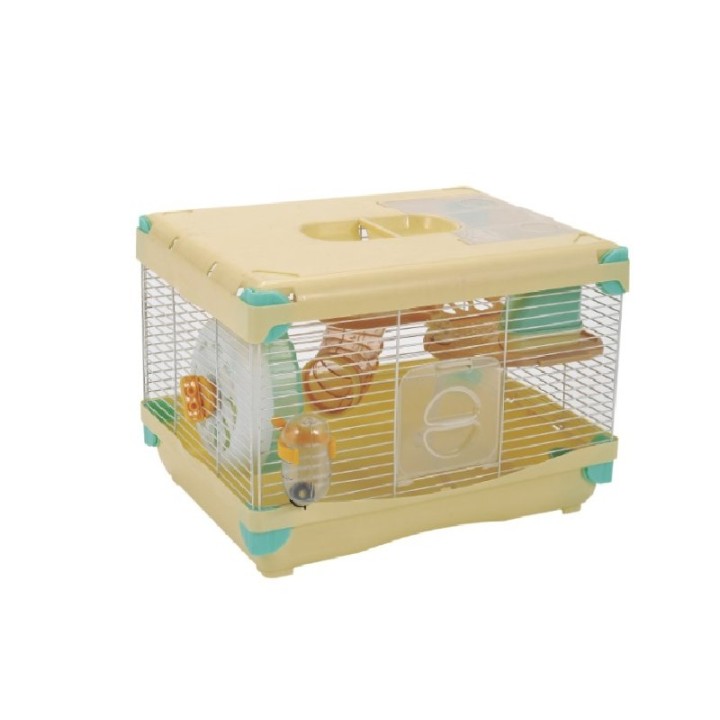 JAULA AMARILLA SUNNY HAMSTER MED 1PISO
