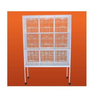 JAULA P/AVE CRIADORA 9 DEPARTAMENTOS