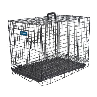 JAULA MET.IMP. DOGGY 62.5X44X48.5cm PUERTA VERTICAL