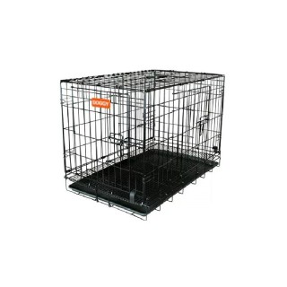 JAULA MET.IMP. DOGGY CHICA 46.5X31X35.8cm PUERTA VERTICAL