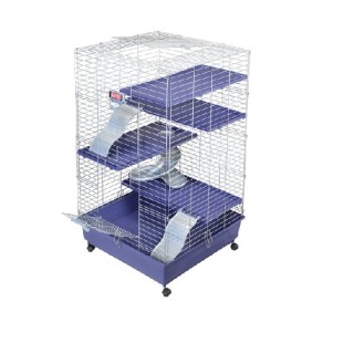 JAULA MFH DELUXE GRANDE CON CHAROLA