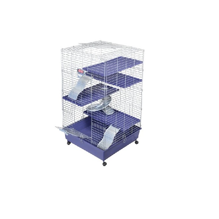 JAULA MFH DELUXE GRANDE CON CHAROLA