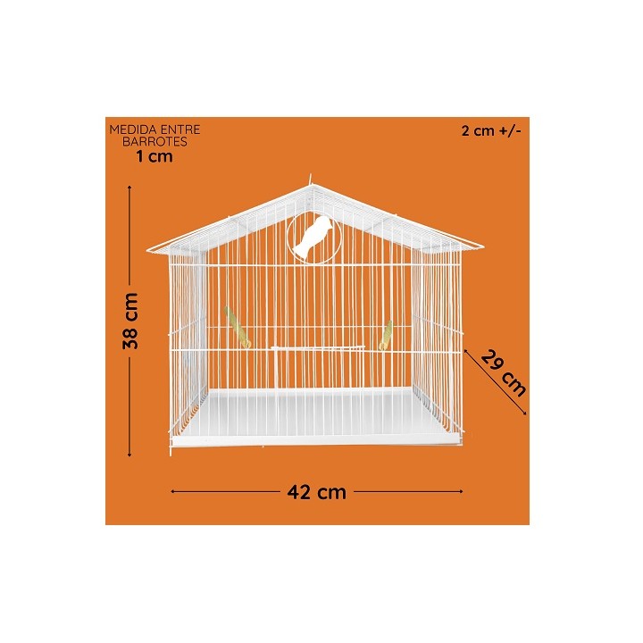 JAULA P/AVE CASITA No.3 (42X38X29CM)