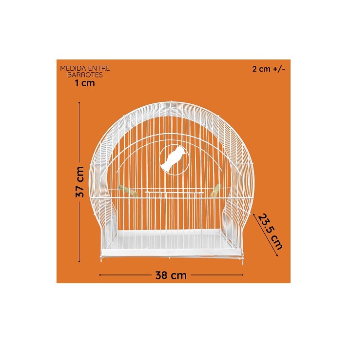 JAULA P/AVE GLOBO (38X37X23.5CM)