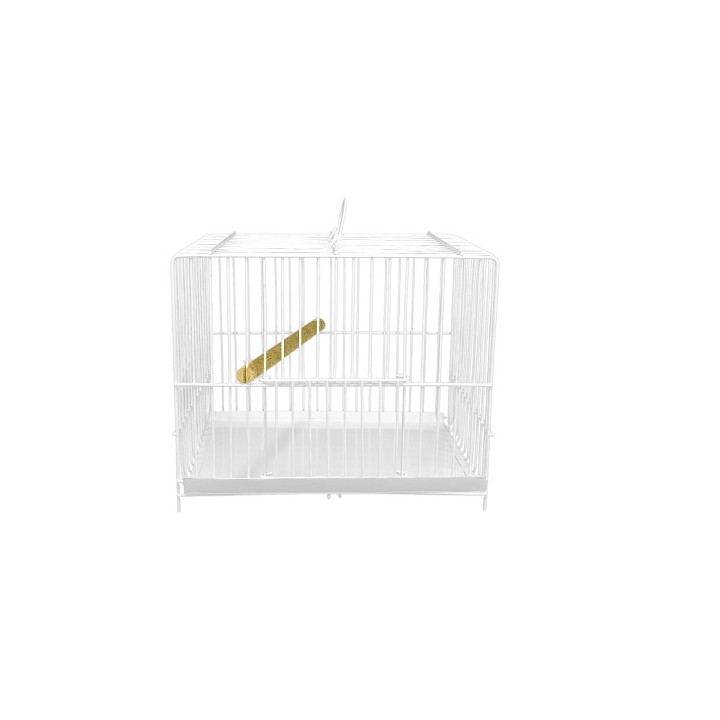 JAULA P/AVE VIAJERA CUADRADA (23X19X15.5CM)