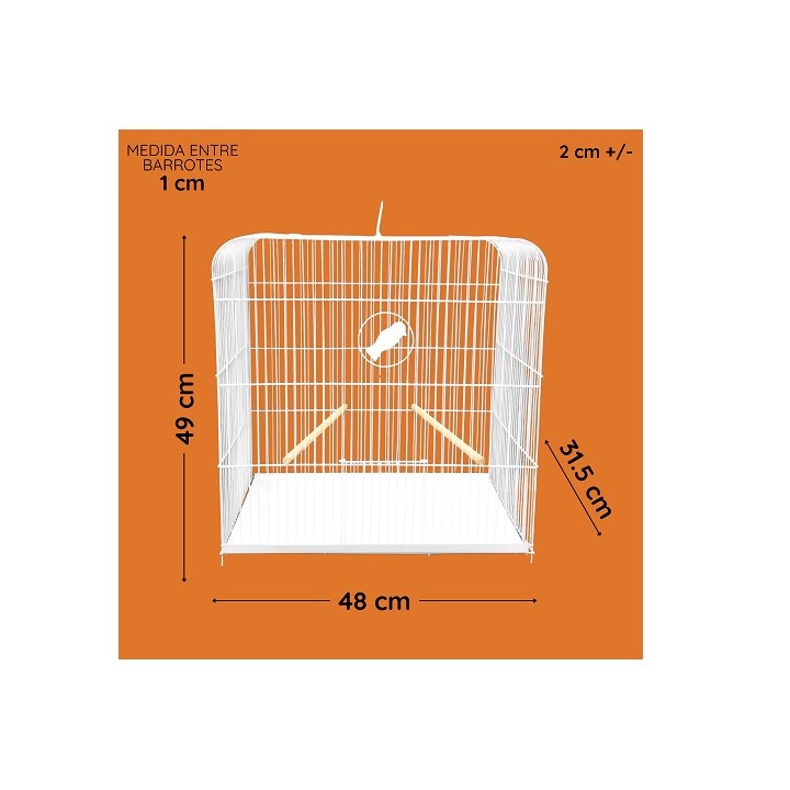 JAULA P/AVE CENZONTLE 48X49X31.5CM