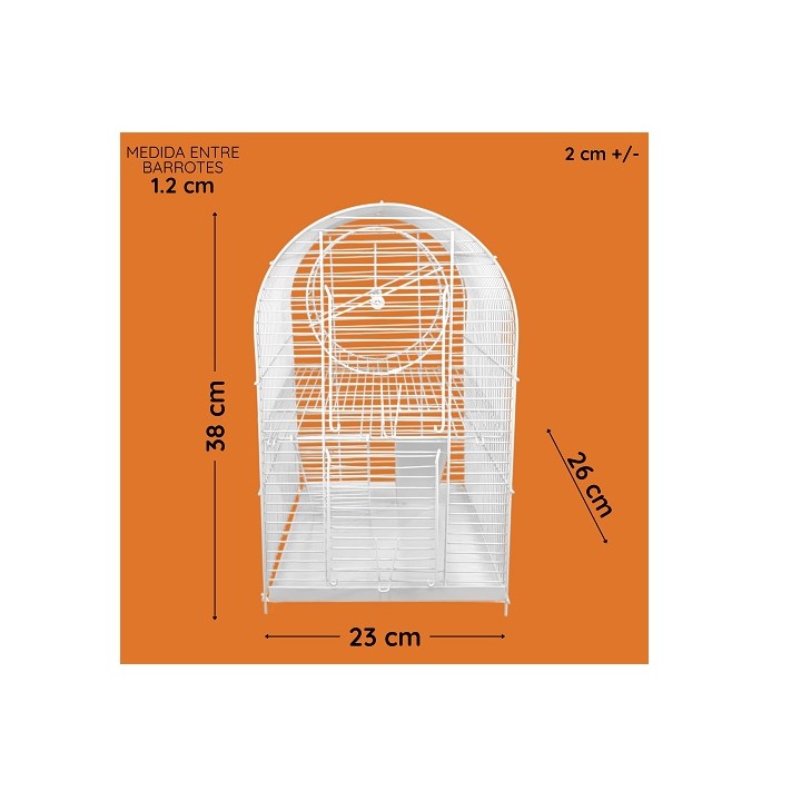 JAULA P/HAMSTER BAGON DOBLE