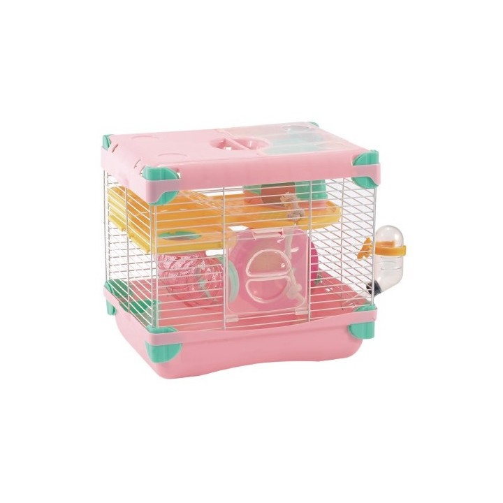 JAULA ROSA SUNNY HAMSTER LAND CH. 1PISO