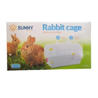 JAULA SUNNY PARA CONEJO (CHICA) BLANCO
