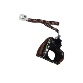 JUEGO CORREA Y PECHERA TELA-MALLA MINI 1